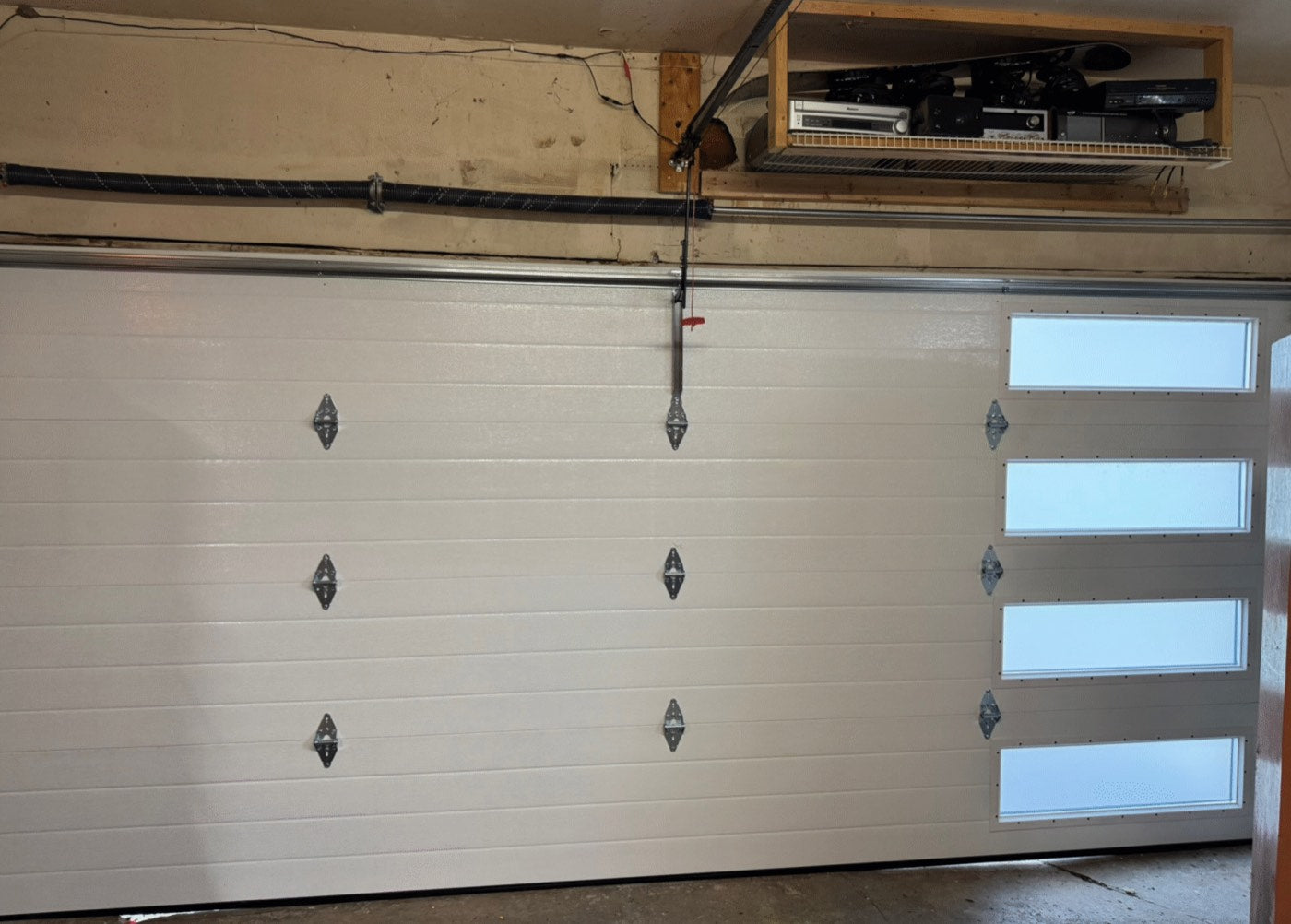 Garage door serviced by Prime Garage Solutions